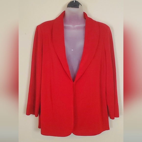 Misook Jackets & Blazers - Vibrant Red Misook Jacket L